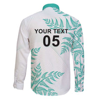 Custom New Zealand Football Family Matching Short Sleeve Bodycon Dress and Hawaiian Shirt Aotearoa Pride Aqua Version LT05 - Polynesian Pride