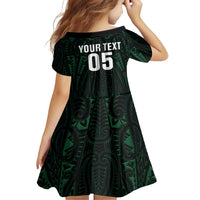 Custom New Zealand Fishing Family Matching Mermaid Dress and Hawaiian Shirt Maori Tribal Pattern LT05 - Polynesian Pride