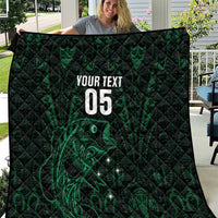 Custom New Zealand Fishing Quilt Maori Tribal Pattern - Polynesian Pride