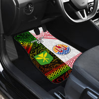Custom Hawaii And Tahiti Car Mats Coat Of Arms Polynesian Pattern LT05 - Polynesian Pride