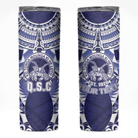 Personalised Tonga Queen Salote College Skinny Tumbler Centenary Navy Version