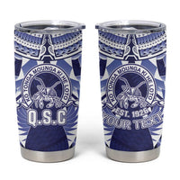 Personalised Tonga Queen Salote College Tumbler Cup Centenary Navy Version
