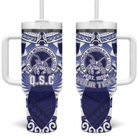 Personalised Tonga Queen Salote College Tumbler With Handle Centenary Navy Version