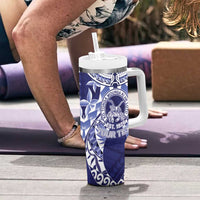 Personalised Tonga Queen Salote College Tumbler With Handle Centenary Navy Version