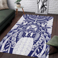 Tonga Queen Salote College Area Rug Centenary White Version LT05 White - Polynesian Pride