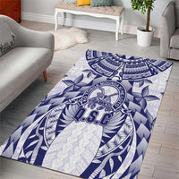 Tonga Queen Salote College Area Rug Centenary White Version LT05 - Polynesian Pride