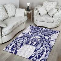 Tonga Queen Salote College Area Rug Centenary White Version LT05 - Polynesian Pride