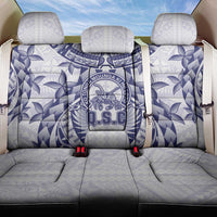 Tonga Queen Salote College Back Car Seat Cover Centenary White Version LT05 One Size White - Polynesian Pride