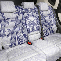 Tonga Queen Salote College Back Car Seat Cover Centenary White Version LT05 - Polynesian Pride