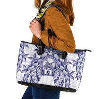 Tonga Queen Salote College Leather Tote Bag Centenary White Version