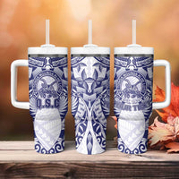 Personalised Tonga Queen Salote College Tumbler With Handle Centenary White Version