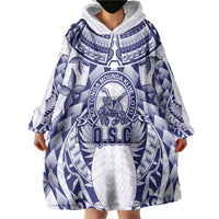 Personalised Tonga Queen Salote College Wearable Blanket Hoodie Centenary White Version