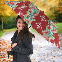 Hawaii Ohia Lehua Umbrella Tropical Vibes Crimson LT05 - Polynesian Pride