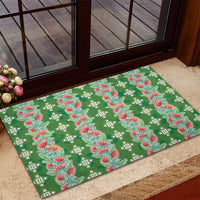 Hawaii Ohia Lehua Rubber Doormat Tropical Vibes Green LT05 - Polynesian Pride