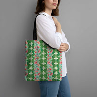 Hawaii Ohia Lehua Tote Bag Tropical Vibes Green