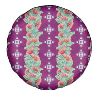 Hawaii Ohia Lehua Spare Tire Cover Tropical Vibes Fuchsia