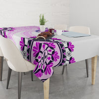 Africa Dashiki Tablecloth With Polynesian Pattern Pink Version