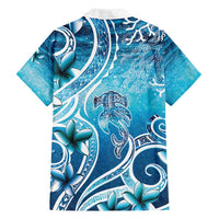 Polynesia World Ocean Day Family Matching Summer Maxi Dress and Hawaiian Shirt Ocean Style LT05 - Polynesian Pride