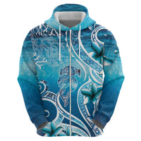 Polynesia World Ocean Day Zip Hoodie Ocean Style