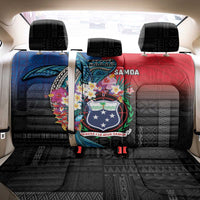 Samoa Back Car Seat Cover Humpback Whale Siapo Pattern
