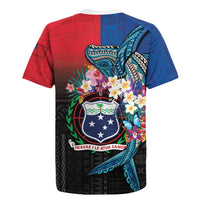 Samoa Rugby Jersey Humpback Whale Siapo Pattern