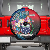 Samoa Spare Tire Cover Humpback Whale Siapo Pattern LT05 - Polynesian Pride