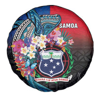 Samoa Spare Tire Cover Humpback Whale Siapo Pattern LT05 - Polynesian Pride