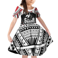 Samoa Independence Day Family Matching Off Shoulder Short Dress and Hawaiian Shirt Proud To Be Samoan