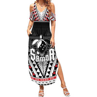 Samoa Independence Day Summer Maxi Dress Proud To Be Samoan LT05 Women Black - Polynesian Pride