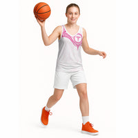 Personalised New Zealand Aotearoa Basketball Jersey Nurse Tribal Pink Version LT05 - Polynesian Pride
