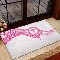 New Zealand Aotearoa Rubber Doormat Nurse Tribal Pink Version