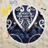 Aotearoa Ngati Tuwharetoa Beach Blanket Maori Tribal Pattern