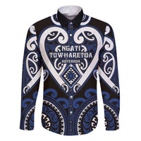 Custom Aotearoa Ngati Tuwharetoa Family Matching Puletasi and Hawaiian Shirt Maori Tribal Pattern