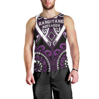Custom Aotearoa Rangitane Men Tank Top Maori Tribal Pattern