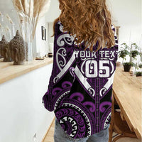Custom Aotearoa Rangitane Women Casual Shirt Maori Tribal Pattern LT05 - Polynesian Pride