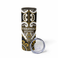 Custom Aotearoa Taranaki Skinny Tumbler Maori Tribal Pattern LT05 - Polynesian Pride