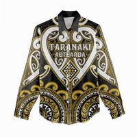 Custom Aotearoa Taranaki Women Casual Shirt Maori Tribal Pattern LT05 - Polynesian Pride