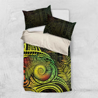 Fiji Lovoni Day Bedding Set 154th Years LT05 US Twin 172cm x 218cm Reggae - Polynesian Pride