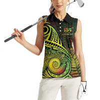 Personalised Fiji Lovoni Day Women Sleeveless Polo Shirt 154th Years