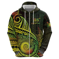 Personalised Fiji Lovoni Day Zip Hoodie 154th Years