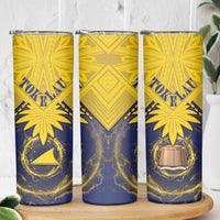 Tokelau Tokehega Day Skinny Tumbler National Badge Special Style - Polynesian Pride