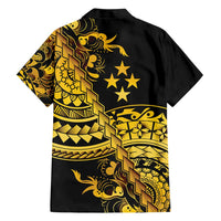 Kosrae Liberation Day Hawaiian Shirt Polynesian Floral Tattoo - Polynesian Pride