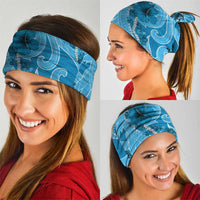 Hawaii Blue Hibiscus Pikake Lei Neck Gaiter LT05