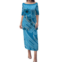 Hawaii Blue Hibiscus Pikake Lei Puletasi - Polynesian Pride