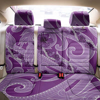 Hawaii Violet Hibiscus Pikake Lei Back Car Seat Cover - Polynesian Pride