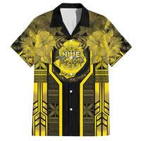 Niue The Rock Family Matching Puletasi and Hawaiian Shirt The Island Of The Uga - Polynesian Pride