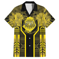 Niue The Rock Hawaiian Shirt The Island Of The Uga LT05 Black - Polynesian Pride