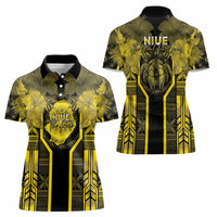 Niue The Rock Women Polo Shirt The Island Of The Uga - Polynesian Pride