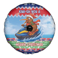 New Zealand Christmas Spare Tire Cover Funny Jet Ride Kiwi Xmas LT05 - Polynesian Pride