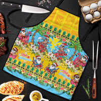 Hawaii Christmas Apron Mele Kalikimaka Tropical Vibes - Polynesian Pride